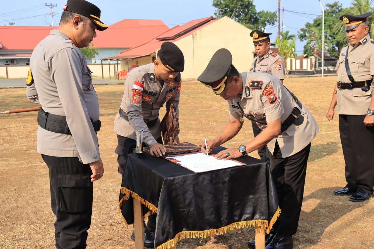 Rotasi Jabatan Polres Morotai, Sejumlah Pejabat Utama dan Kapolsek Berganti