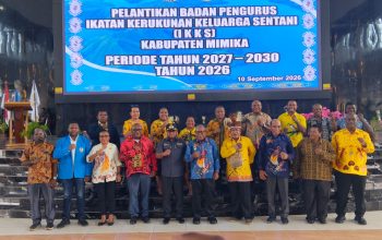Pengurus IKKS Mimika Periode 2027-2030 Resmi Dilantik, Emanuel Kemong Dorong Organisasi Sebagai Jembatan Antara Pemerintah dan Masyarakat