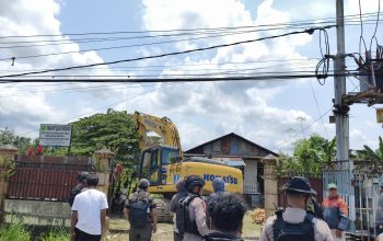 PN Timika Eksekusi Sengketa Tanah SP2, Dikawal Puluhan Aparat Keamanan