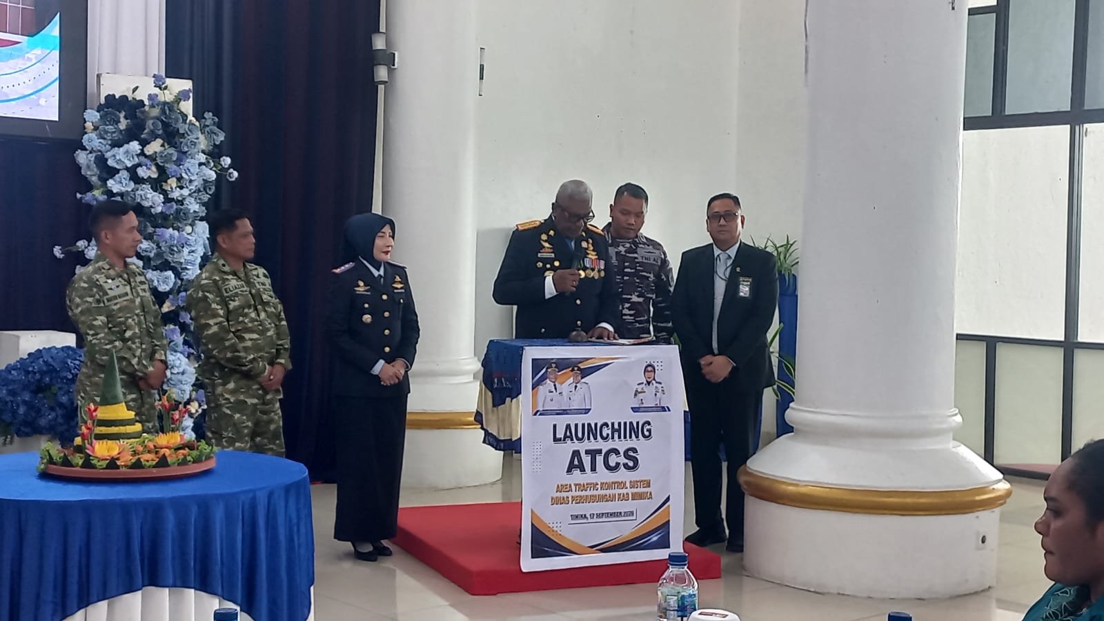 Bupati Mimika Launching ATCS, 51 CCTV Awasi Lalu Lintas dan Keamanan Kota Timika