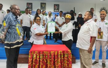 Pengurus Kabupaten Resmi Dilantik, dr. Eni Kenangalem Pimpin Perpani Mimika