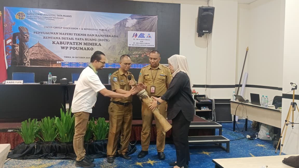 FGD dan Konsultasi Publik RDTR WP Poumako Digelar, Pemkab Mimika Dorong Tata Ruang yang Terarah