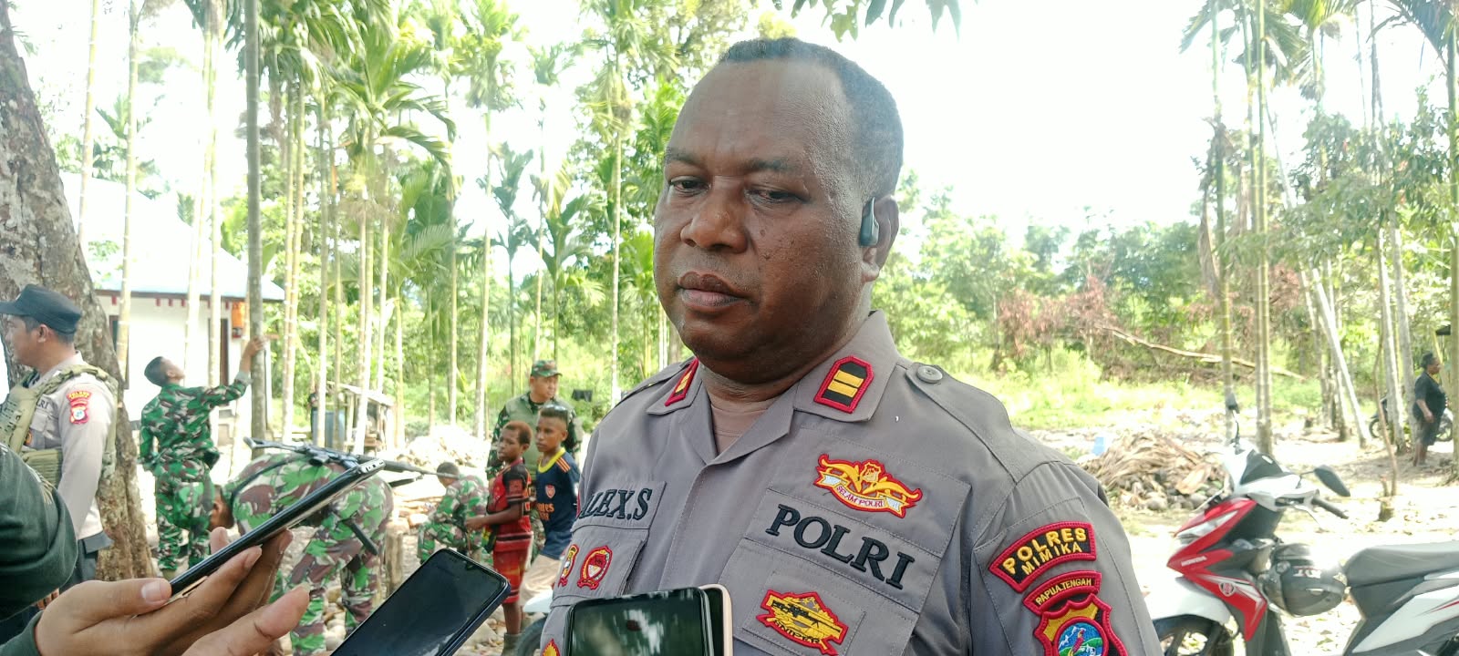 Bergerak Cepat Polisi Amankan 8 Orang Terkait Bentrokan Antar Warga di Distrik Miktim Jauh 