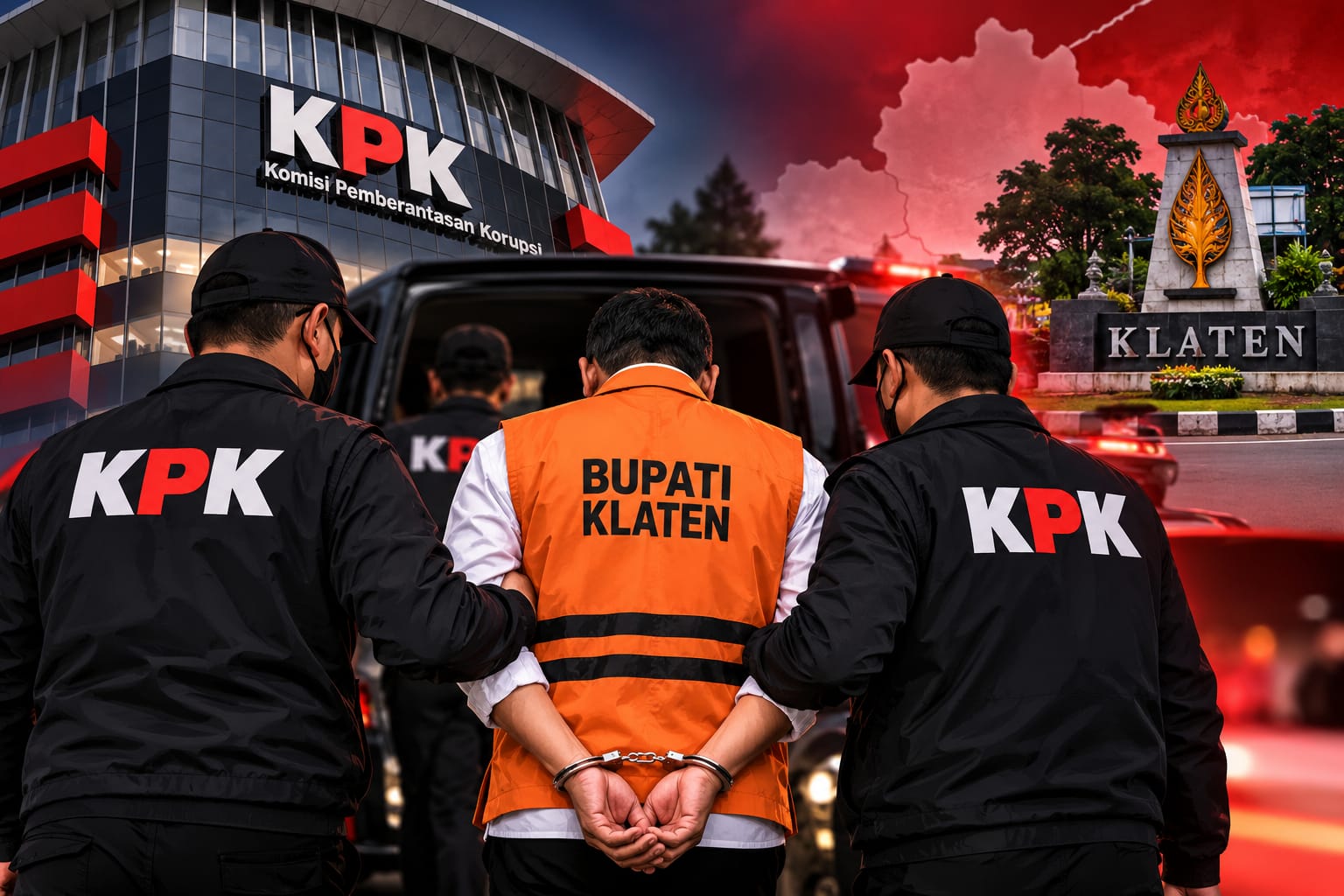 KPK Benarkan OTT di Klaten, Bupati Hamenang Wajar Ismoyo Dikabarkan Diamankan