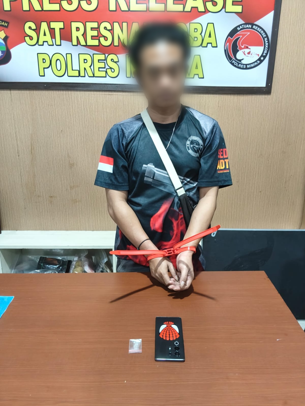 Pengembangan Kasus Sabu di Timika, Polisi Amankan Sejumlah Terduga Pelaku