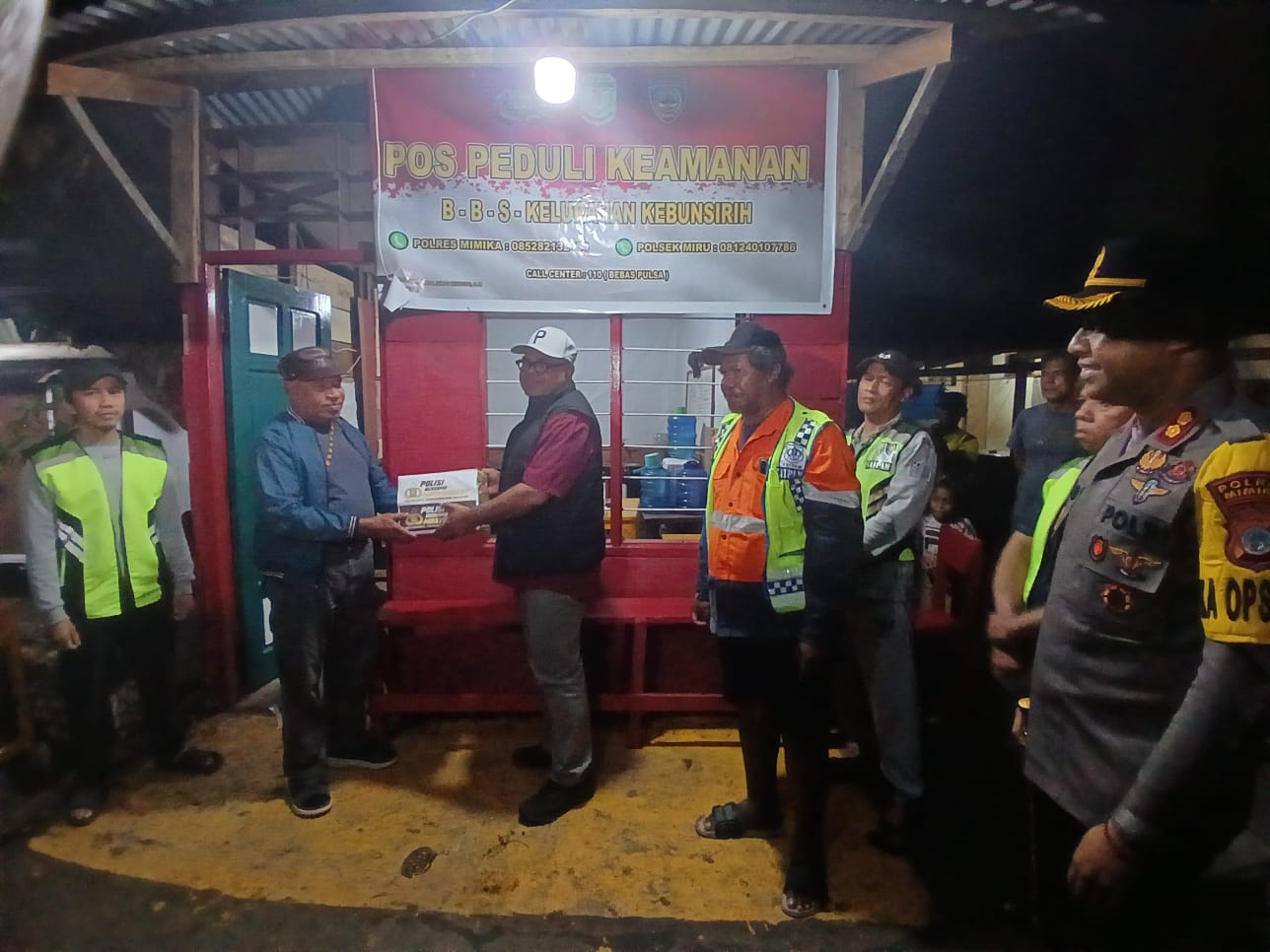 Kapolda Papua Tengah Sambangi Tiga Pos Peka di Mimika, Ajak Warga Jadi Garda Terdepan Jaga Keamanan